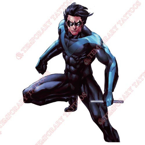 Nightwing Customize Temporary Tattoos Stickers NO.417